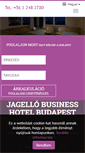 Mobile Screenshot of jagellobusinesshotel.hu